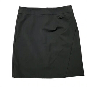 Trina Turk Black Pencil Skirt with Lace-Lined Hem – Size 2